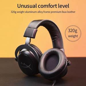 Casque Gaming Original HyperX Cloud 2 II Supra-Auriculaire & Circum-Auriculaire avec Son Surround HiFi 7.1 et Microphone AAC Dynamique pour PC & <span class=keywords><strong>PS4</strong></span> - Product Image 6