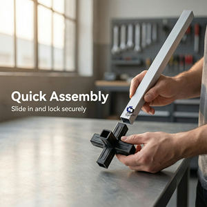 20mm 25mm 30mm Kare Boru Bağlantı Elemanları Çelik Çerçeve T Bağlantısı için <span class=keywords><strong>2</strong></span> Yollu <span class=keywords><strong>3</strong></span> Yollu 4 Yollu 5 Yollu PP Plastik Siyah Kare Boru Ek Parçaları - Product Image 4