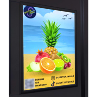 Haute luminosité ultra mince LED publicité caissons lumineux taille personnalisée Rectangle LED affiche cadre en aluminium