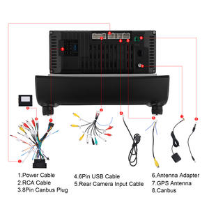 Podofo 7 "4 + 64G Android autoradio stéréo sans fil Carplay/Android Auto Wifi/BT intégré GPS tactile pour Fiat Ducato <span class=keywords><strong>Jumper</strong></span> Boxer - Product Image 4