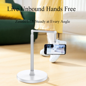 Soporte de Suelo para Teléfono y Tableta, Ajustable en Múltiples Ángulos, 360° °   Soporte Cónico Giratorio para Cama, para Pedidos al por Mayor - Product Image 5