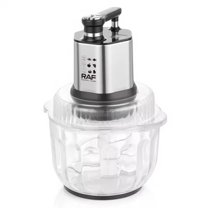 Picadora eléctrica portátil de gran capacidad para cocina, cortadora de verduras, procesador de alimentos, cuerpo de vidrio, capacidad de 5L - Product Image 2