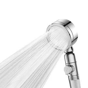 Hot sale high pressure plastic 3 modes spa massage filter remove chlorine hand held shower head set