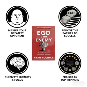 L'ego è il nemico, di Ryan Holiday, saggezza stoica, gestione dell'ego, pace interiore, auto-miglioramento, libro da leggere - Product Image 2