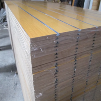 Panneau MDF mélaminé blanc chaud 18 mm (1220*2440 mm) 4x8 pieds, design moderne, pour la fabrication de meubles et d'armoires