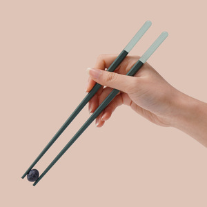Palillos de aleación Ice Mist, 5 pares, color completo, resistentes a altas temperaturas, antideslizantes, cubiertos para el hogar - Product Image 4