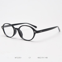 Lmamba W72351 Marco de anteojos pequeños ovalados decorativos de lujo TR90 Retro logotipo personalizado de alta calidad 2025 tendencia óptica hombres mujeres