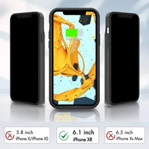 Funda Cargadora <span class=keywords><strong>de</strong></span> Batería Delgada <span class=keywords><strong>de</strong></span> 10000 mAh para <span class=keywords><strong>iPhone</strong></span> <span class=keywords><strong>XR</strong></span>, Carcasa con Batería Externa para <span class=keywords><strong>iPhone</strong></span> <span class=keywords><strong>XR</strong></span> - Product Image 2