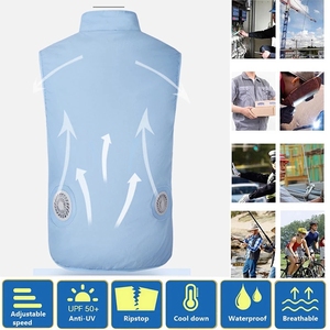 Heat Proof Water Cooling <strong>Clothing</strong> Work Suit Cool <strong>Air</strong> <strong>Conditioning</strong> <strong>Clothing</strong> for <strong>Air</strong> Conditioner Compressor Jacket Stand Men Raw - Product Image 4