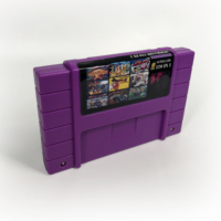 Nouvelle cartouche Super SNES 120 en 1, version américaine NTSC, coque de console de jeu classique avec jeux vidéo anglais