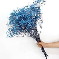 Bunga Gypsophila Kering Putih Awet 60cm untuk Kerajinan DIY Dekorasi Thanksgiving Pernikahan