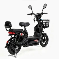 Scooter électrique sportif à 2 roues de 14 pouces, 500W 48V, vélo électrique chinois avec 2 sièges, moto électrique intelligente pour adultes, en vente