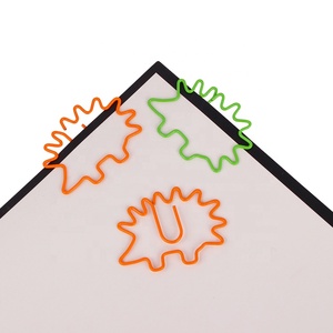 Clips de Papel con Forma de Erizo en Existencia, Metálicos Naranja y Verde de 30-35 mm para Oficina/Escuela/Hogar/Regalo - Product Image 4