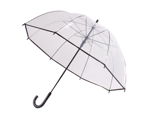 Vente directe d'usine Petits parapluies transparents en polyester durables et frais pour cadeaux de mariage - Product Image 1