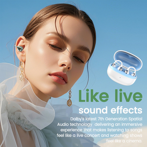 Tai Nghe New Arrival Nhà Máy Giá Ipx4 Thể Thao Không Thấm Nước Tai Nghe Không Dây Bt5.4 Với Hiển Thị Trò Chơi Trong Tai Earbud - Product Image 4