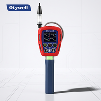 Detektor Gas Multi Cerdas Tipe Pompa dengan Batang Pemeriksa Fleksibel Sistem Mode Deteksi 4-1 Gas