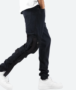 <span class=keywords><strong>Pantalones</strong></span> Vaqueros de Mezclilla para <span class=keywords><strong>Hombre</strong></span> al por Mayor, Diseño Nuevo, Ajustados, Estilo Casual, Ligeros, Cintura Media - Product Image 3
