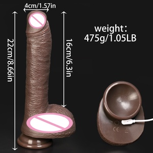 Jouet sexuel souple pour femmes, Dildo en forme de faux pénis avec picots, ventouse, jouet de masturbation LM-A204-3 - Product Image 2