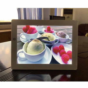 Tablero de soporte de menú de pantalla rectangular LED A4 caja de luz publicitaria decorativa de escritorio para menú de bebidas - Product Image 6