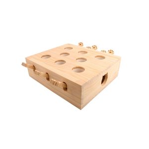 Gioco per <span class=keywords><strong>Gatti</strong></span> 3-in-1: Puzzle Box Interattivo in Legno per Interni ed Esterni con Tiragraffi Pop-Up e Funzioni <span class=keywords><strong>di</strong></span> Gioco Stimolanti - Product Image 2