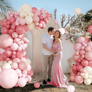 Kit d'arche de ballons roses, décoration de fête pour bébé, mariage, anniversaire, remise de diplôme, filles, garçons - Product Image 2