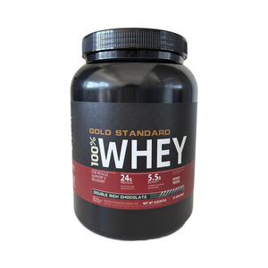 Poudre de protéines de lactosérum 100% (Double Rich Chocolate) 24g de protéines 5,5g de <span class=keywords><strong>BCAA</strong></span> Non destiné aux femmes enceintes Utilisation par les adultes - Product Image 1