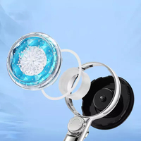 Pommeau de Douche LED à Changement de Couleur avec Capteur de Température Style Moderne, Écologique et Économe en Eau pour Salles de Bain à Domicile et Hôtels