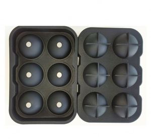 Moldes de silicona para cubitos de hielo, esferas para whisky, con tapas y moldes cuadrados grandes para cócteles - Product Image 2