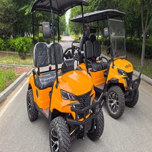 Carrito de Golf Eléctrico Jasontop de 4 Ruedas, Velocidad Máxima de 20 km/h, Estilo Moderno y Duradero para Patrullaje en el Campus - Product Image 4