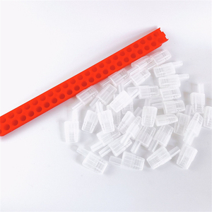 Gabbie per l'allevamento di api regine a striscia, con barra rossa e trasparenti, strumento per il trasporto di api regine - Product Image 4