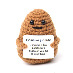 ของขวัญผักดองทำมือ ตุ๊กตาถักโครเชต์รูปแตงกวาดอง ของเล่นถักไหมพรมรูปมันฝรั่ง ผลไม้ ตุ๊กตาสับปะรด พวงกุญแจ - Product Image 3