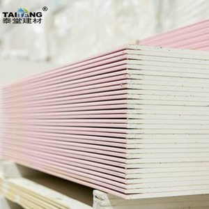 9mm ba13 mảng bám pltre ba13 thạch cao Tấm trần thạch cao 900x1800 màu xanh lá cây khô tường cho phòng tắm - Product Image 5