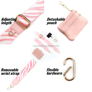 Adjustable 38mm Phone <strong>Strap</strong> with Zippered Pouch Cross Body Phone String and Wallet Convenient Size for <strong>On</strong>-the-Go Access - Product Image 3