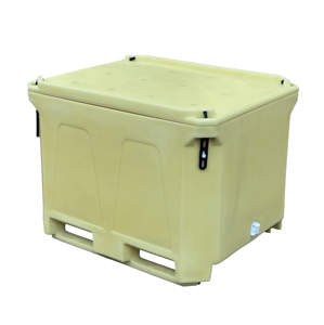 300L Suppliers Factory LLDPE PU Large Capacity Cold Chain Fish Bin Insulated Fish <strong>Box</strong> for Seafood Fishing - Product Image 3