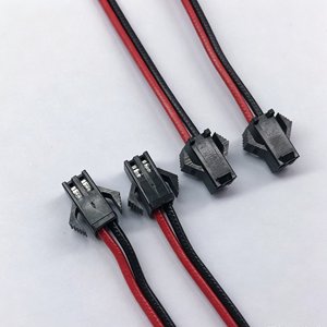 Câble de raccordement personnalisé SM 2P mâle-femelle avec connecteur à boucle, câble de raccordement isolé en PVC pour petits équipements électroniques - Product Image 4