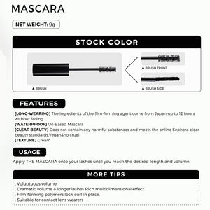 <span class=keywords><strong>Mascara</strong></span> vegan <span class=keywords><strong>noir</strong></span> OEM, 2 brosses au choix, longue tenue, imperméable et anti-bavures, <span class=keywords><strong>mascara</strong></span> volumateur et allongeant, marque privée - Product Image 3