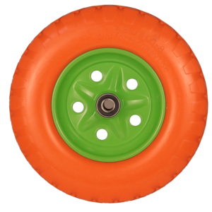 HL HANAK <span class=keywords><strong>Tire</strong></span> Flat-Free 4,00-8 Neumático sólido y rueda con cubo centrado, reemplazo para Hand Truck/<span class=keywords><strong>Dolly</strong></span>/Garden Cart - Product Image 4