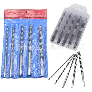 ชุดดอกสว่านเจาะดิน 6 8 10 12 14 มม. ความยาว 230 มม. เหล็กชุบแข็งสำหรับงานไม้ - Product Image 1