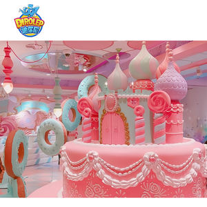 Équipements de terrain de jeux intérieur personnalisés pour enfants, à thème bonbons, bon marché, nouvelle tendance, conception innovante, pour parcs d'attractions commerciaux - Product Image 1
