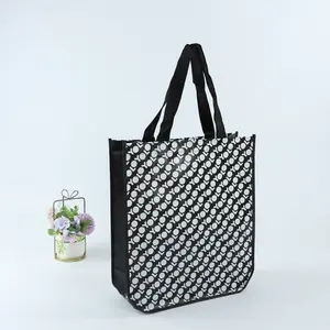 Curved Corners Promotional Waterproof Lulu Lemon Eco Friendly Durable Pp Laminated Non Woven Gift Bag