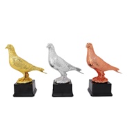 Trophées Personnalisés Créatifs pour Pigeons – Or, Argent, Bronze – Récompenses pour Pigeons de Course – Vente en Gros – Souvenirs – AD173