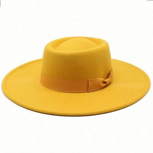 Good Quality Cheap Fake Wool Felt <b>Hat</b> Unisex Custom 2021 Women <b>Hats</b> Boraslino Fedora <b>Hats</b> Men - Product Image 3