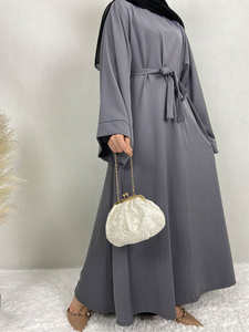 Vestido de Oración Musulmán de Lujo para Mujer, Abaya, Ropa Islámica de Malasia, Estilo Estambul, Negro, Plisado, Floral, Dubai, <span class=keywords><strong>Xima</strong></span> 2022 - Product Image 5