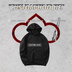 Sudadera con Capucha Unisex de Punto Grueso, con Logotipo Personalizado, al por Mayor, para Invierno, con Estampado Puff, Antiarrugas, para Hombre - Product Image 2