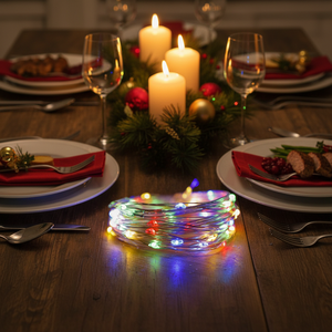 <span class=keywords><strong>Guirlande</strong></span> féerique personnalisée <span class=keywords><strong>de</strong></span> haute qualité en cuivre pour extérieur IP44, lumière LED blanc chaud, décoration <span class=keywords><strong>de</strong></span> Noël et <span class=keywords><strong>de</strong></span> fêtes - Product Image 1