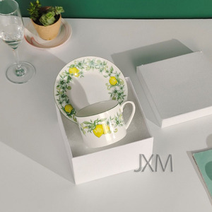 Ensemble de vaisselle en porcelaine 2 pièces, vaisselle en céramique muguet avec motif rond pour assiette de présentation pour soupe pour mariage et restauration - Product Image 3
