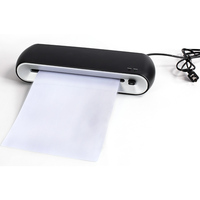Machines de plastification thermique de base pour pochettes, format A4, 75-125 microns, avec système de déblocage automatique du papier ABS, fabriquées en Chine