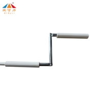 Manivelle pliante manuelle en aluminium pour auvent rétractable, tige de crochet pour pare-soleil, matériel d'opération