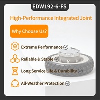 Moteur de moyeu de roue EDW192-6-FS 24-72V 11.2Nm CANFD pour robots à roues, AGVs, robots quadrupèdes, chiens robots et systèmes et contrôles d'automatisation