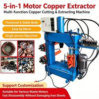 Équipement de démontage automatique léger Genrytech pour moteurs électriques, extracteur de bobines de stator, puissance 7,5 kW, 200 pièces/h